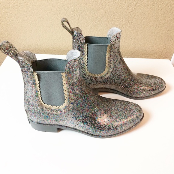 jack rogers glitter rain boots